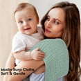 thumbnail image 3 of 6PCS Muslin Burp Cloths for Baby 100% Cotton Burping Cloths for Boys Girls Large Extra Soft and Absorbent 20''X10'', 3 of 6