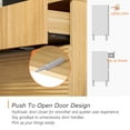 thumbnail image 6 of Wampat 6 Drawers Dresser for Bedroom, Wood Chest of Drawers with Fluted Panel, Modern Storage Cabinet Dresser Organizer for Living Room, Entryway, Oak, 6 of 9