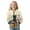 Black Cat Floral Butterfly, variant on Zipper Front Hoodies Girls Long Sleeve Sweatshirt Pink Cherry Floral Panda Print Kids Fleece Jacket with Pockets Fall Top Winter Clothes, L