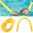 thumbnail image 3 of FLhrweasw Flexible Learn Piscina Fideos Flotador de agua Ayuda flotante (amarillo sólido), 3 of 6