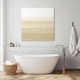 thumbnail image 4 of Beige White Gradient Canvas Wall Art, Abstract Ombre Texture Modern Art Framed Wall Decor Modern Artwork Prints Painting for Living Room, Bedroom, Kitchen & Cafe Decor 16x16 Inch, 4 of 9