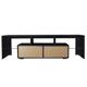 thumbnail image 5 of Modern White/Black TV Stand 160&times;35&times;45CM 20 Colors LED TV Cabinet w/Remote Control Lights Easy to Clean Assemble [US-Stock] My Lux Decor Round, 5 of 8