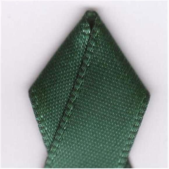 Papilion R074300160589100Y .63 in. Single-Face Satin Ribbon 100 Yards - Hunter