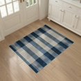 thumbnail image 3 of ODIKA 3'x5' Washable Area Rug Bulk Farmhouse Distressed Abstract Patchwork Panels Brushstroke for Hallway, Laundry Room, Non-Slip, Flatweave, Easy Care, 3 of 7