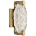 thumbnail image 1 of Sconce ALLISON PALADINO 2-Light Gold Leaf Metal Glass Polished Nickel Ne FA-1052, 1 of 4