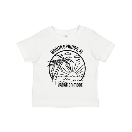 

Inktastic Summer Vacation Mode Bonita Springs Florida Gift Toddler Boy or Toddler Girl T-Shirt