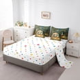 thumbnail image 3 of Catabedysis Happy Camping 7 Pieces Full Size Bedding Sets For Girls,Cute Floral Camper Print Full Size Bed in a Bag,Multicolor,Polkadot Reversible, 3 of 7