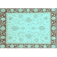 thumbnail image 1 of Ahgly Company Indoor Rectangle Oriental Light Blue Traditional Area Rugs, 7' x 10', 1 of 4