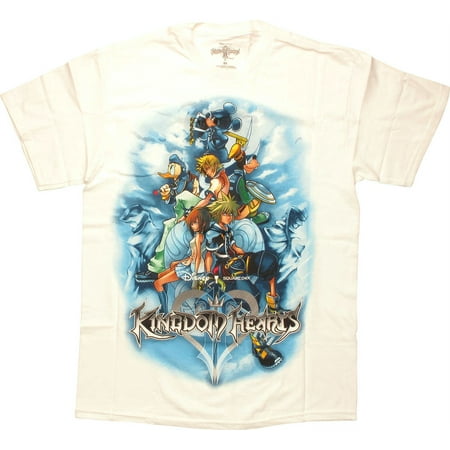 Kingdom of Hearts Game On Big Men's Graphic Tee, 2XL