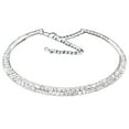 thumbnail image 2 of Naierhg Elegant Rhinestone Women Collar Choker Necklace for Wedding Birthday Jewelry, 2 of 8