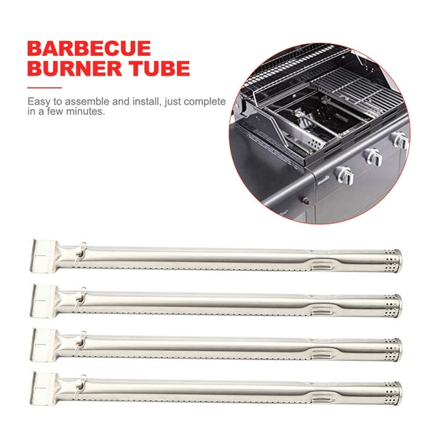 4PCS Barbecue Burner Tubes Durable Antirust Stainless Steel