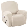 thumbnail image 1 of Housse Extensible pour Fauteuil Inclinable en Spandex Jacquard 1 Pce 2024 Bleu Marine, 1 of 7