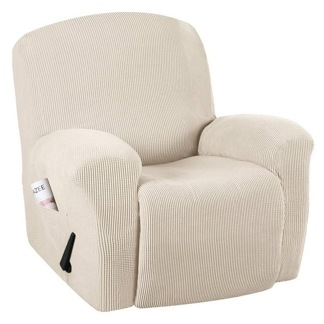 Housse Extensible pour Fauteuil Inclinable en Spandex Jacquard 1 Pce 2024 Bleu Marine