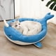 thumbnail image 5 of Cama para gatos, cama para perros, felpa suave, forma de Animal, base antideslizante, cama para mascotas, perrera para cachorros y gatitos, gatos o , l L, 5 of 8