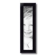 thumbnail image 2 of ArtToFrames 4" x 17" Satin Black Bull Nose Picture Frame, 4x17 inch Black Wood Poster Frame (WOM-1417), 2 of 7