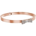 thumbnail image 1 of Kate Spade Ready Set Bow Bangle Bracelet (Rose Gold Tone), 1 of 2