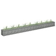 thumbnail image 1 of vidaXL Gabion Lit Surélevé Acier Galvanisé 360x30x30 cm, 1 of 4
