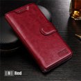 thumbnail image 1 of Xiaomi Redmi Note 8 Pro Case Leather book Wallet Phone Case for Redmi Note 8 pro phone Case Note8 Pro 8pro Flip Coque Funda etui Red INI Redmi Note 8 Pro, 1 of 6