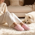 thumbnail image 2 of Ecetana Women's Slippers Soft Plush Slippers Non-slip Warm Home Shoes Memory Foam Slippers, 2 of 7