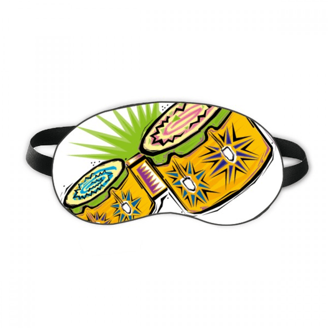 Instrument Mexicon Culture Element Illustration Sleep Eye Shield Soft Night Blindfold Shade Cover