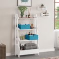 thumbnail image 4 of RiverRidge Home® Amery 4-Tier 24in Ladder Shelf with Open Storage Organizer - White, 4 of 6