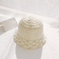 thumbnail image 6 of CoCopeaunts Ladies Bucket Hat Autumn Winter Knitted Breathable Basin Hat Leisure Fascinator Fungus Brim Foldable Fisherman Hat, 6 of 8