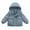Gray, variant on Scyoekwg Toddler Baby Coats Boys Girls Winter Thickening Windproof Hooded Jacket Solid Color Zipper Button Long Sleeve Coat Outw (Black,5- 6 Years)