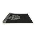 thumbnail image 2 of Ahgly Company Indoor Round Abstract Gray Modern Area Rugs, 5' Round, 2 of 4