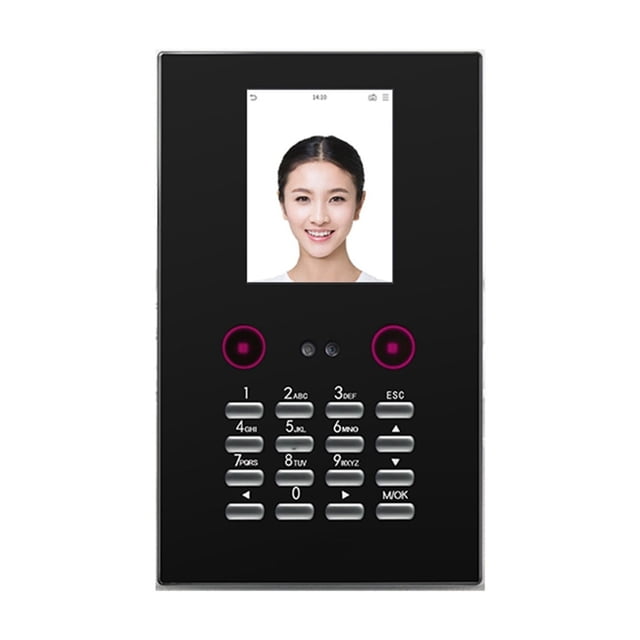 Biometric Face Facial Recognition USB SSR Time Clock Office Attendance System Recorder Timing Employee Machine Reader
