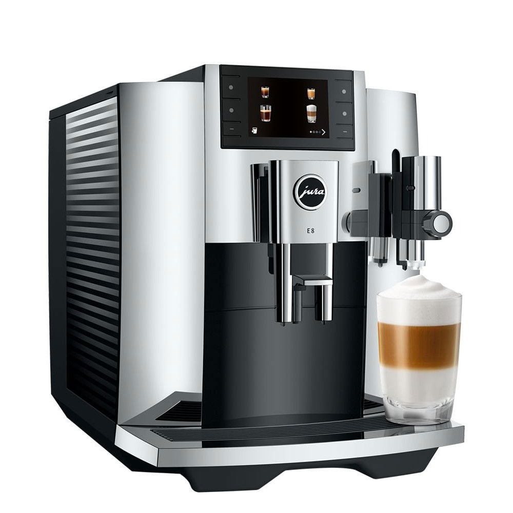 Jura E8 Automatic Espresso Machine | 17 Recipes | Chrome | 15646
