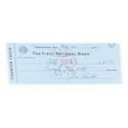 thumbnail image 4 of Joe Sewell Cleveland Signed May 26 1961  Bank Check BAS, 4 of 4