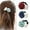 MIX COLOR-3PCS, variant on Dalrosia 3pcs Ribbon Rose Pearl Hair Ties Rose Flower Pearls Rhinestone Elastic Hair Rope Ponytail Holder Hair Scrunchies Fashion Hair Accessories for Women Girls,