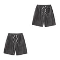 thumbnail image 3 of Minnieouse Pantalones de encaje de hielo, pantalones cortos sueltos, traje de hombre, piel lavable a la moda, cierre para niño, mujer Unisex, Type5 NO5, 3 of 6
