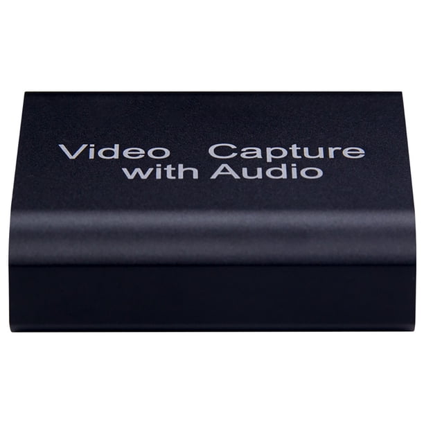 Tarjeta de captura USB 2.0 Dispositivo de captura de video de transmisión en vivo Tarjeta de captura de salida 1080P, con audio Yuarrent EL4564-01B