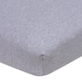 thumbnail image 1 of Gerber Baby & Toddler Grey Fitted Crib Sheet, 1 of 2