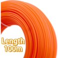 thumbnail image 4 of TS-100m Trimmertråd 2,4 mm Diameter Tråd för Grästrimmer Nylon, 4 of 4
