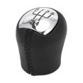 thumbnail image 1 of Perillas de cambio manual de 5 velocidades Unique Bargains para Renault Kangoo No.8200208090, palanca de cambios, perilla de plástico con tono de cromo negro y plata, 1 pieza, 1 of 1