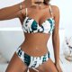thumbnail image 1 of Traje de baño de 2 piezas para mujer, trajes de baño para mujer, bikini de dos piezas con copas para el pecho, traje de baño de playa para mujer, 1 of 3