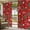Red Green, variant on Outdoor Curtains for Patio Waterproof, Grey Christmas Outdoor Privacy Panels Grommet, Winter Green Pine Tree Gold Snowflake Blackout Outside Curtains for Porch/Cabana 54"x108", 2 Panels