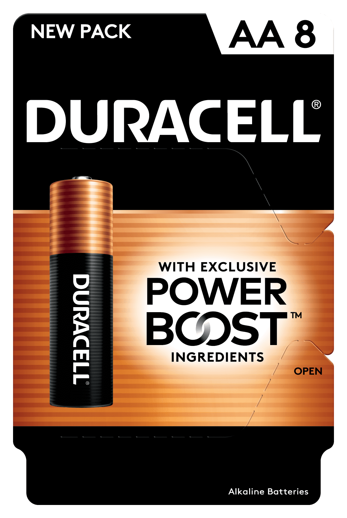 (48 pack) Duracell Coppertop AA Alkaline Batteries 8/PK