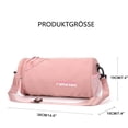 thumbnail image 2 of Classic Solid Color Gym Bag, Lightweight Carryon All-Purpose Gym Bag 2-3 Days Versatile Duffle Bag, 2 of 5