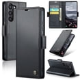 thumbnail image 1 of CaseMe Funda de Cuero para Samsung Galaxy S24+ 5G con Bloqueo RFID, para Samsung Galaxy S24+ Funda para Mujer y Hombre, Tarjetero con Cierre Magnético, Funda Tipo Folio para Samsung Galaxy S24+ 5G, 1 of 11