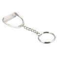 thumbnail image 5 of 1Pcs Simple Elegant Design Western Stirrup Keychain Key Ring Hanger Tool For Men Women Bag Decoration Equestrian Equine Horse Theme, 5 of 5