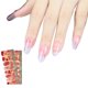 thumbnail image 1 of Seitruly Pegatina para uñas Estilo autoadhesivo Combinación perfecta Paster atractivo Viscosidad fuerte Encanto Fácil de arrancar Puntas de manicura Juegos de manicura YMC1014 Seitruly CE011888-14B, 1 of 6