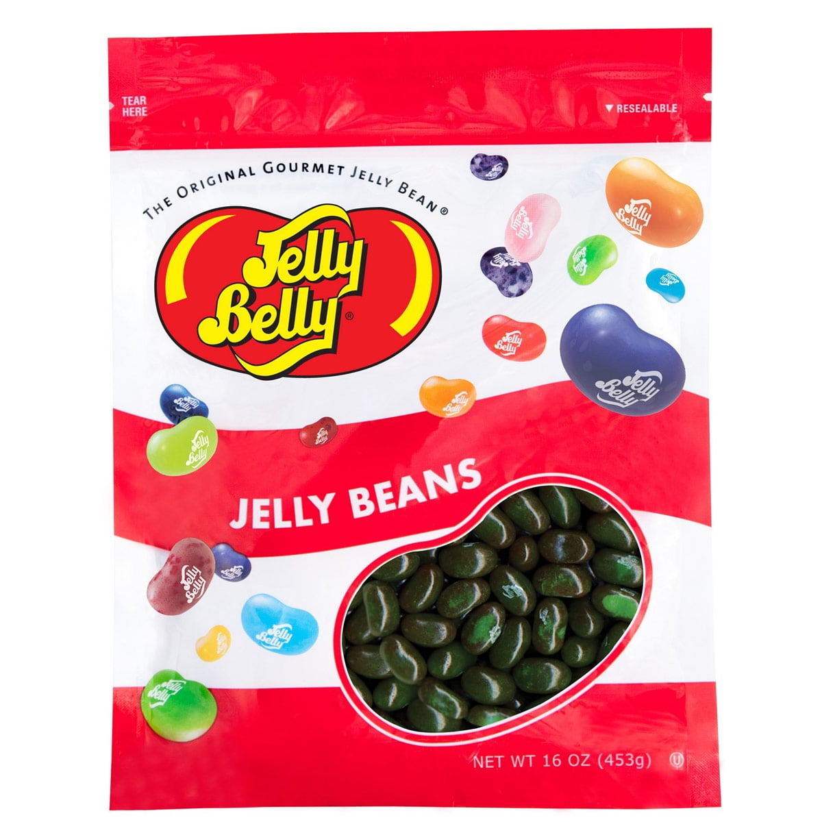 1 Pound 16 Ounces Jelly Belly Licorice Bridge Mix Resealable Bag Genuine,