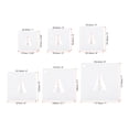 thumbnail image 2 of Unique Bargains 6 Inch Letter Number Stencils 5.7' Width Reusable Alphabet Numbers Templates Set with Ring, White 36 Pack, 2 of 6