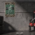 thumbnail image 6 of Vintage Metal Sign Gym Wall Art 12x16 Inch Aluminum Fitness Poster Motivational Skelen to Body building Decor for Home Gym Workout Room with Funny Deadlift Desig, 6 of 8