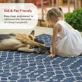 thumbnail image 6 of nuLOOM Grayson Moroccan Trellis Indoor/Outdoor Area Rug, 8' x 10', Grayson Blue, 6 of 10