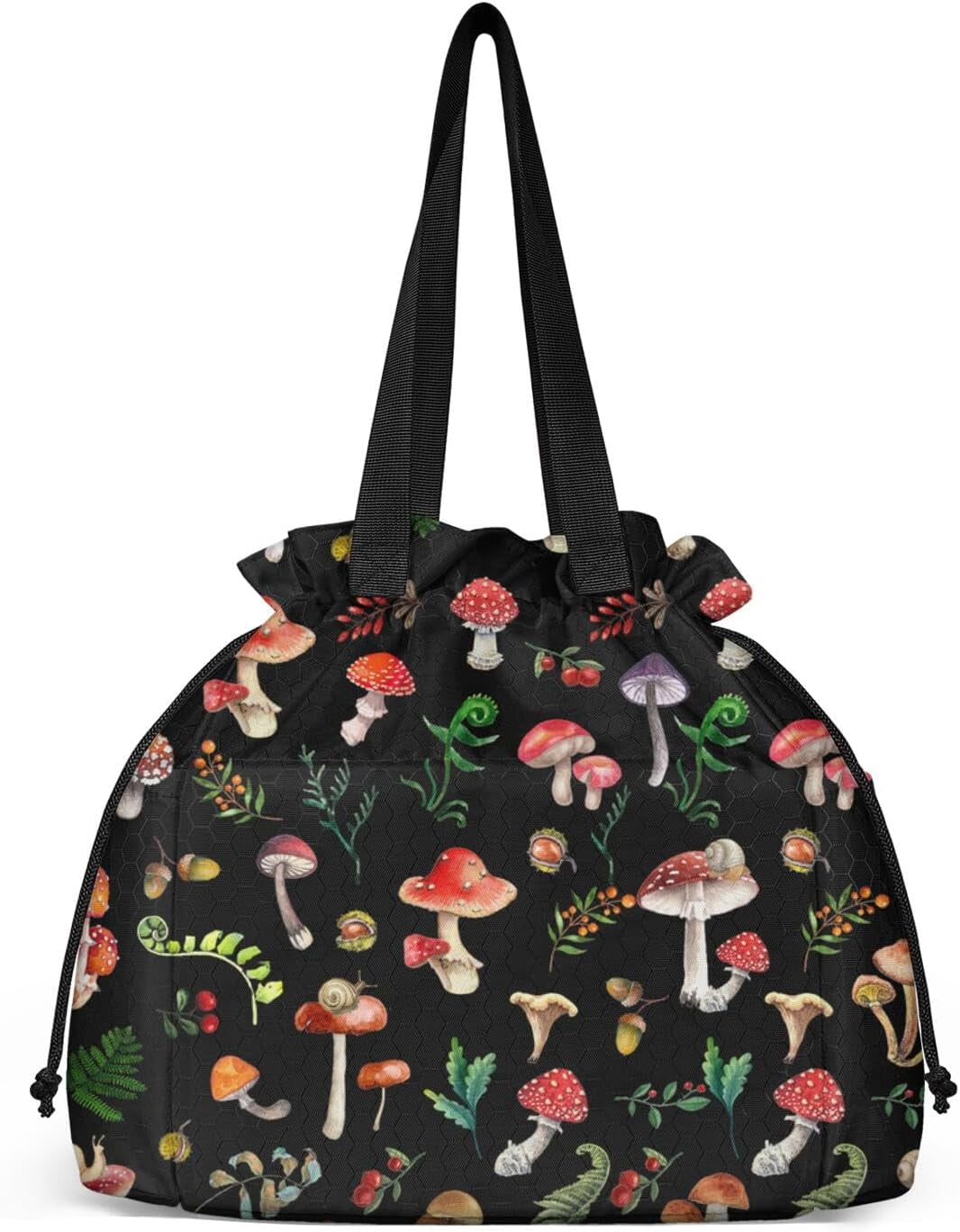 Lunch Bag for Women Insulated Womens Drawstring Lunch Bag for Work, Stain-Resistant Large Lunch Box for Women with Containers, Cinch Closure Cromwell Bag Black Man Reusable Lunch Bag Office