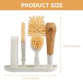 thumbnail image 2 of FUEENIRVA Multipurpose Cleaning Brush Wood Beige 1 Set For Kitchen Use, 2 of 8